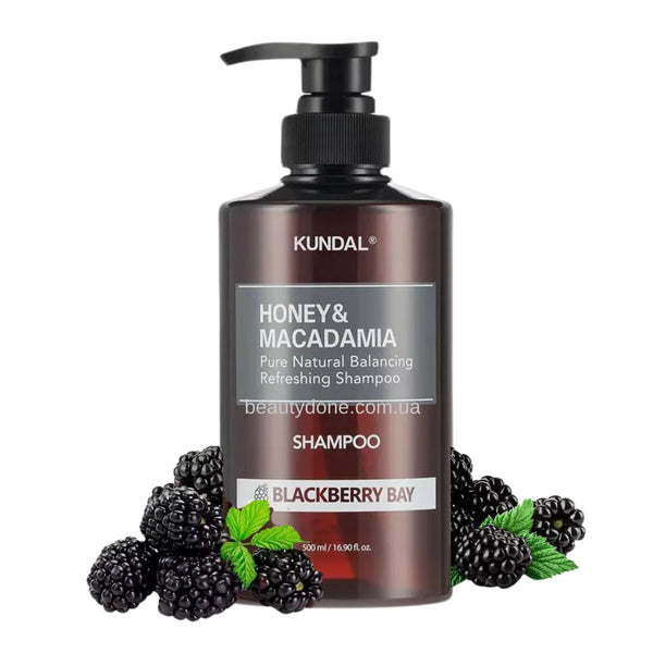 Maitinamasis šampūnas Kundal Honey & Macadamia Shampoo Blackberry Bay