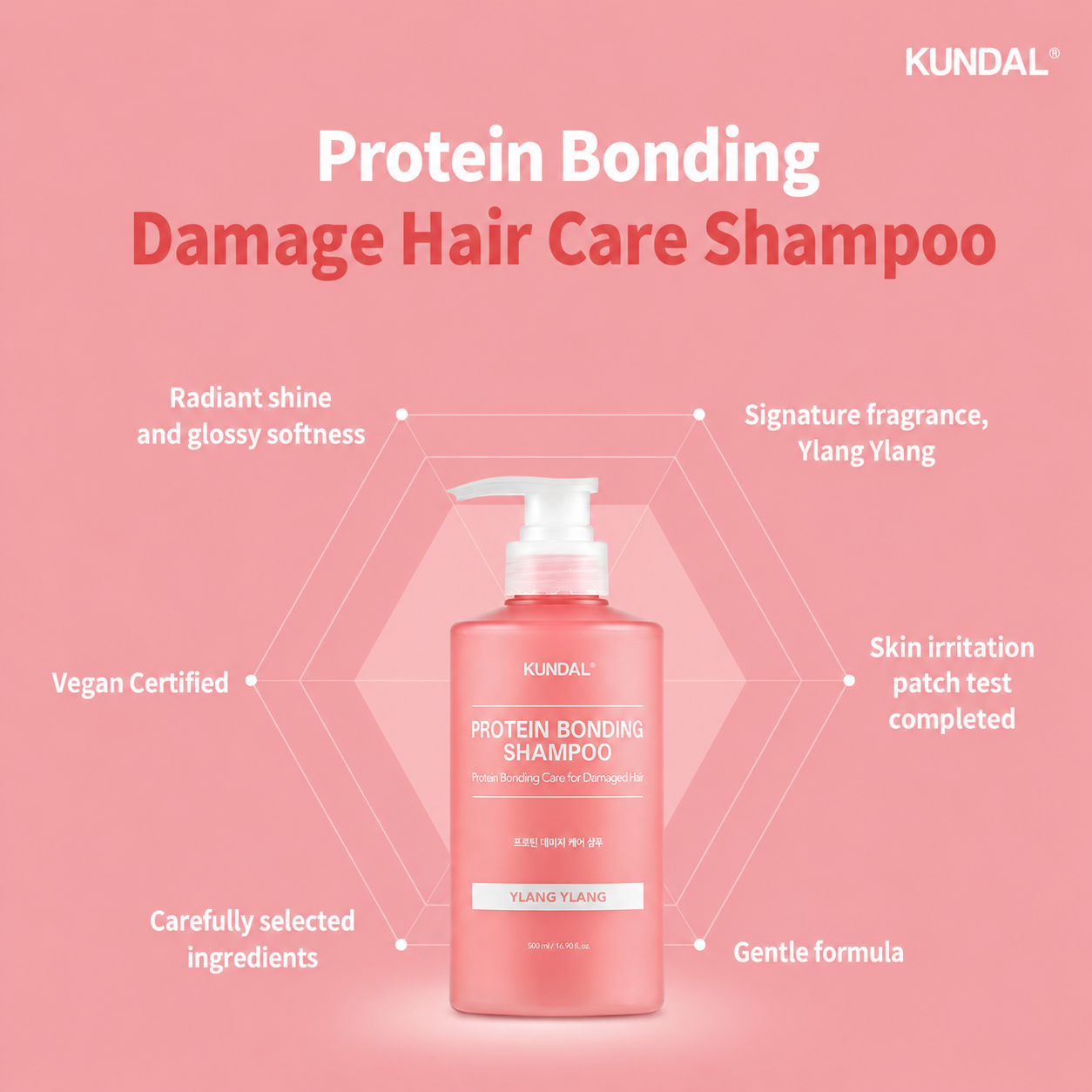 Kundal Protein Bonding Shampoo Ylang Ylang