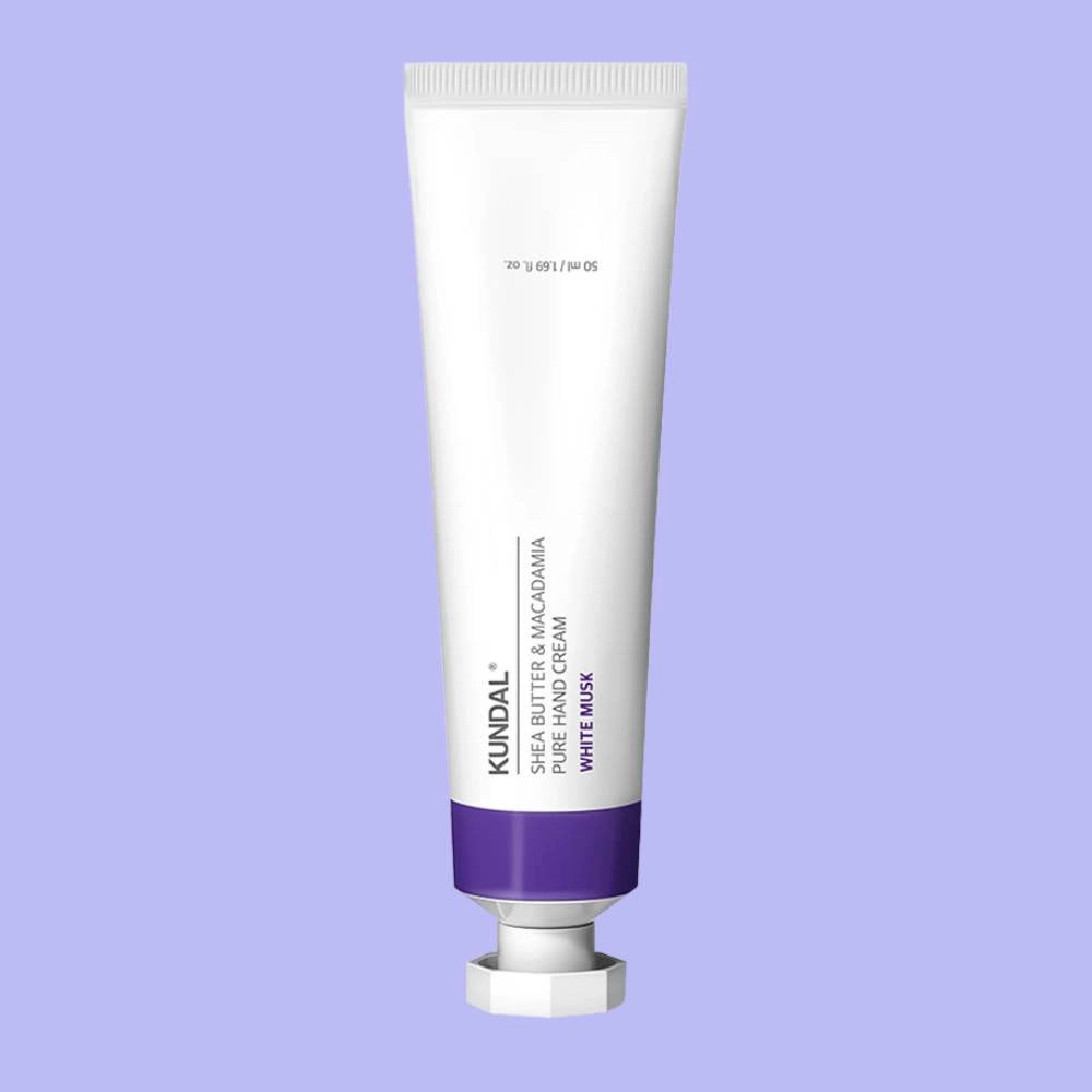 Увлажняющий крем для рук Kundal Shea Butter & Macadamia Pure Hand Cream White Musk