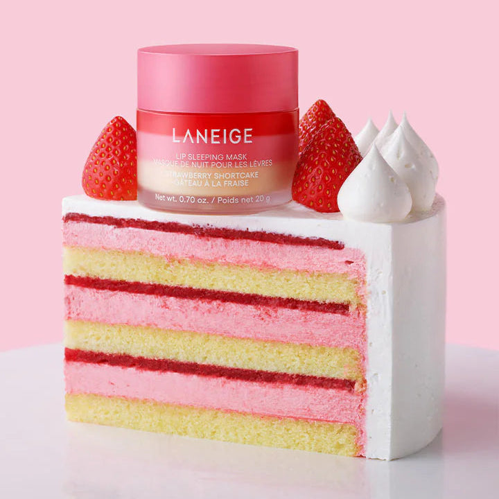 Интенсивно увлажняющая ночная маска для губ Laneige Lip Sleeping Mask Strawberry Shortcake