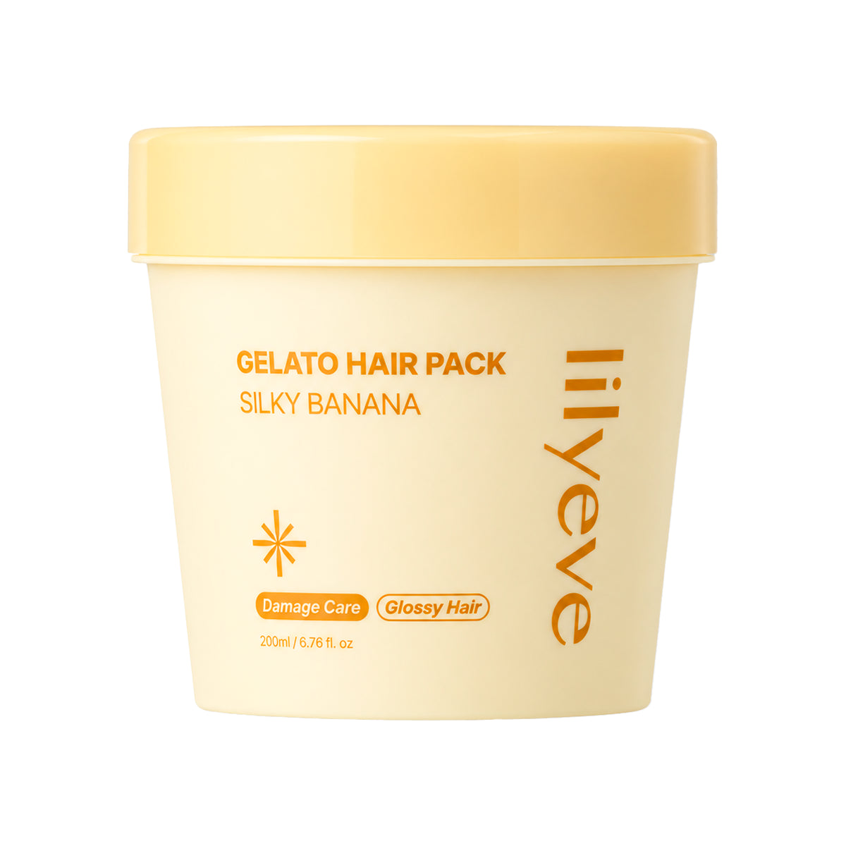 Маска для блеска волос Lilyeve Repair: Turn Gelato Hair Pack Silky Banana