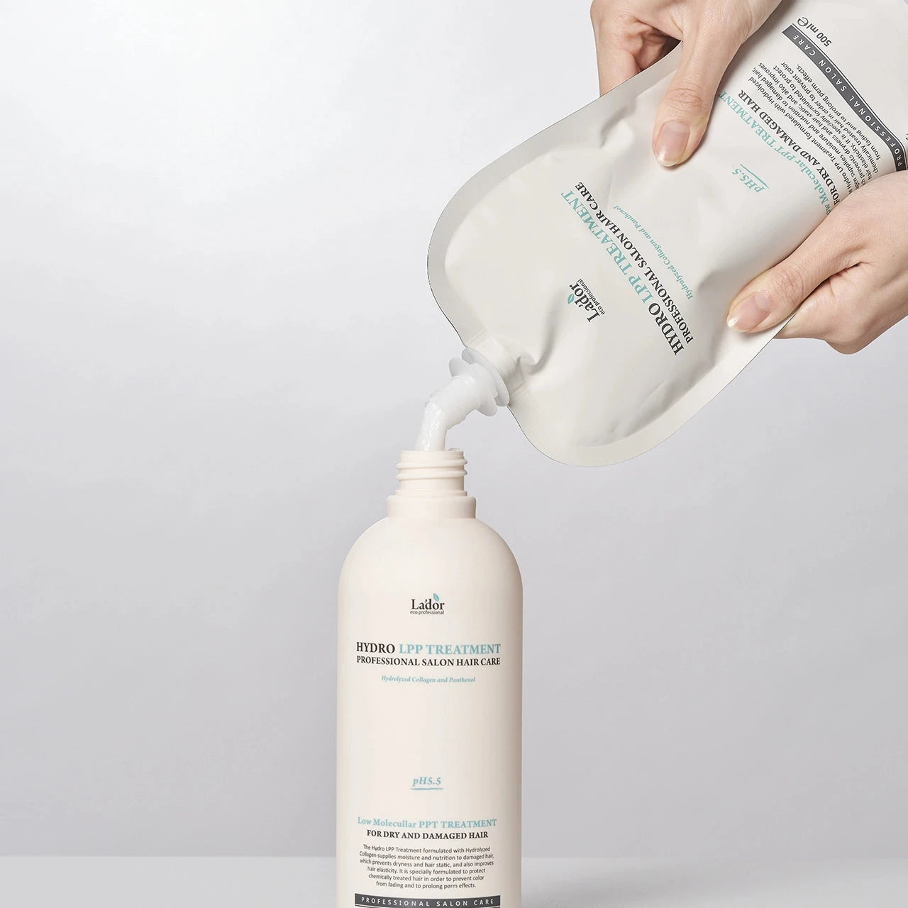 Maska bojātiem un sausiem matiem ar kolagēnu Lador Eco Hydro LPP Treatment