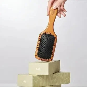 Koka ķemme priekš matiem Lador Mini Wood Paddle Brush
