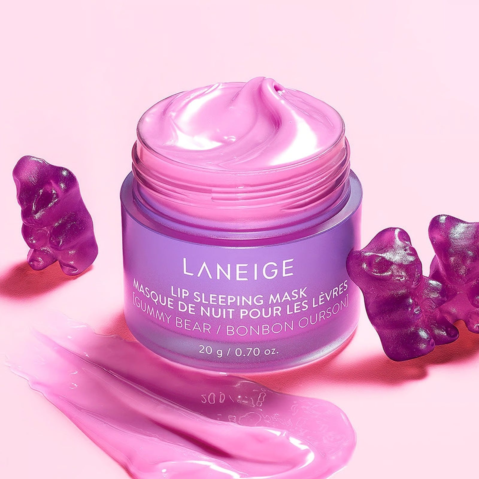 Интенсивно увлажняющая ночная маска для губ Laneige Lip Sleeping Mask Gummy Bear