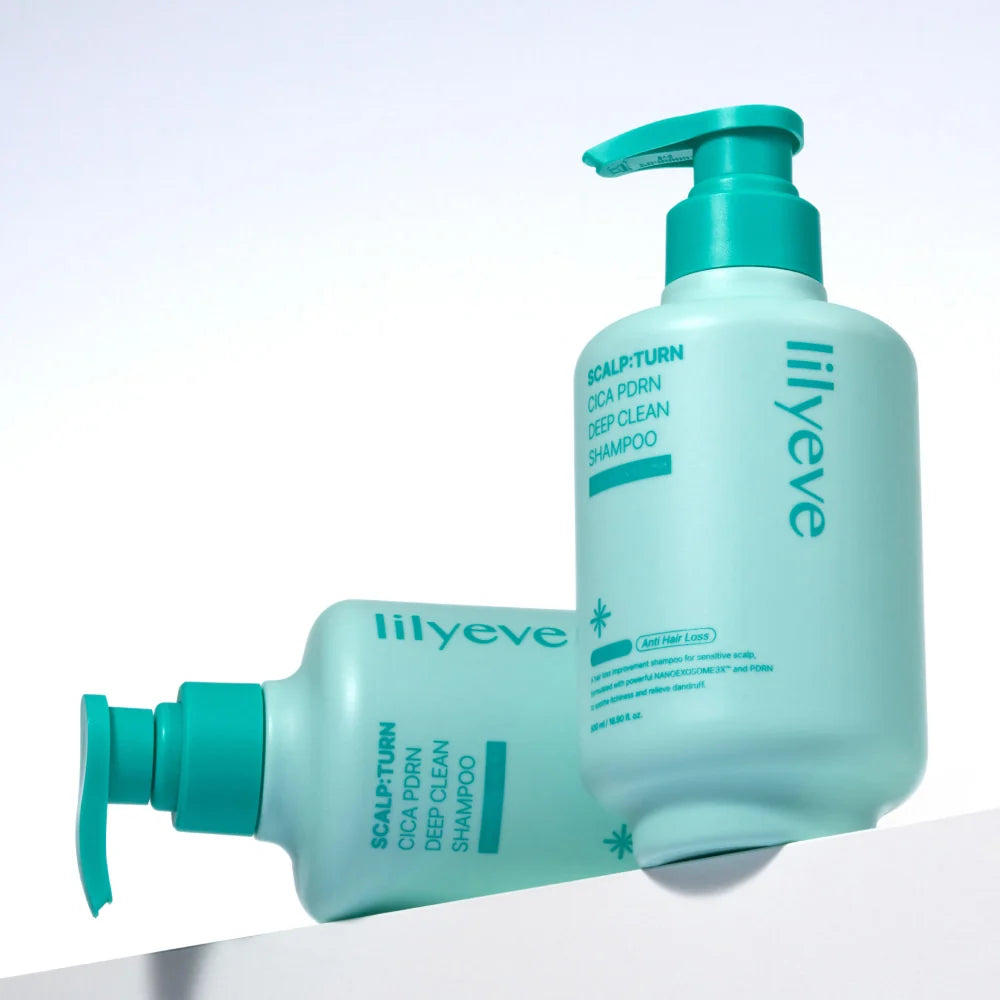 Глубоко очищающий шампунь Lilyeve SCALP: Turn Cica PDRN Deep Clean Shampoo
