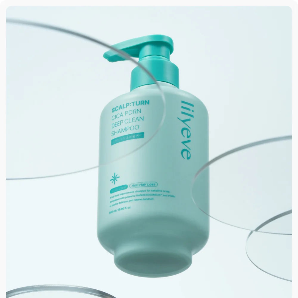 Глубоко очищающий шампунь Lilyeve SCALP: Turn Cica PDRN Deep Clean Shampoo
