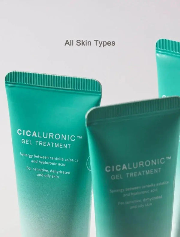 Mitrinošs gels sejai ar cica-kompleksu MIZON Cicaluronic Gel Treatment