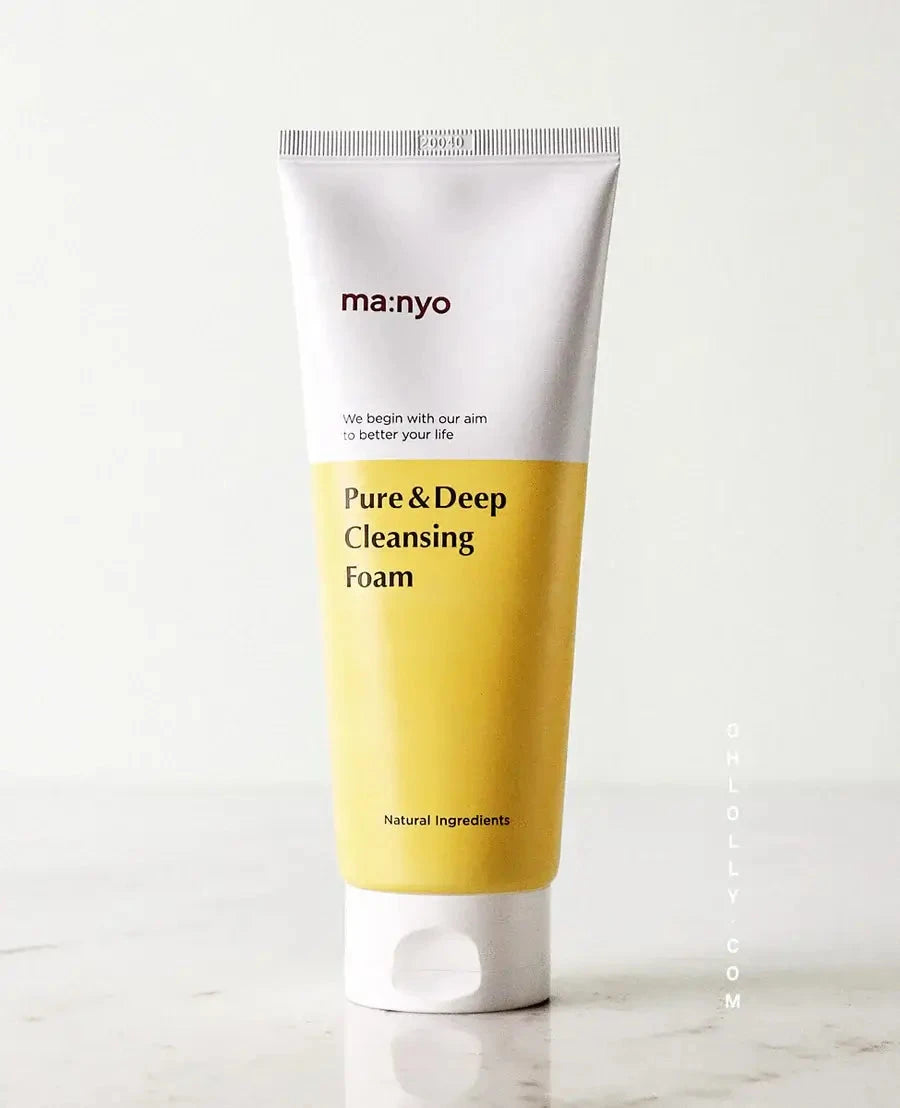 Putiņas dziļai poru attīrīšanai ar keramīdiem Manyo Pure Deep Cleansing Foam