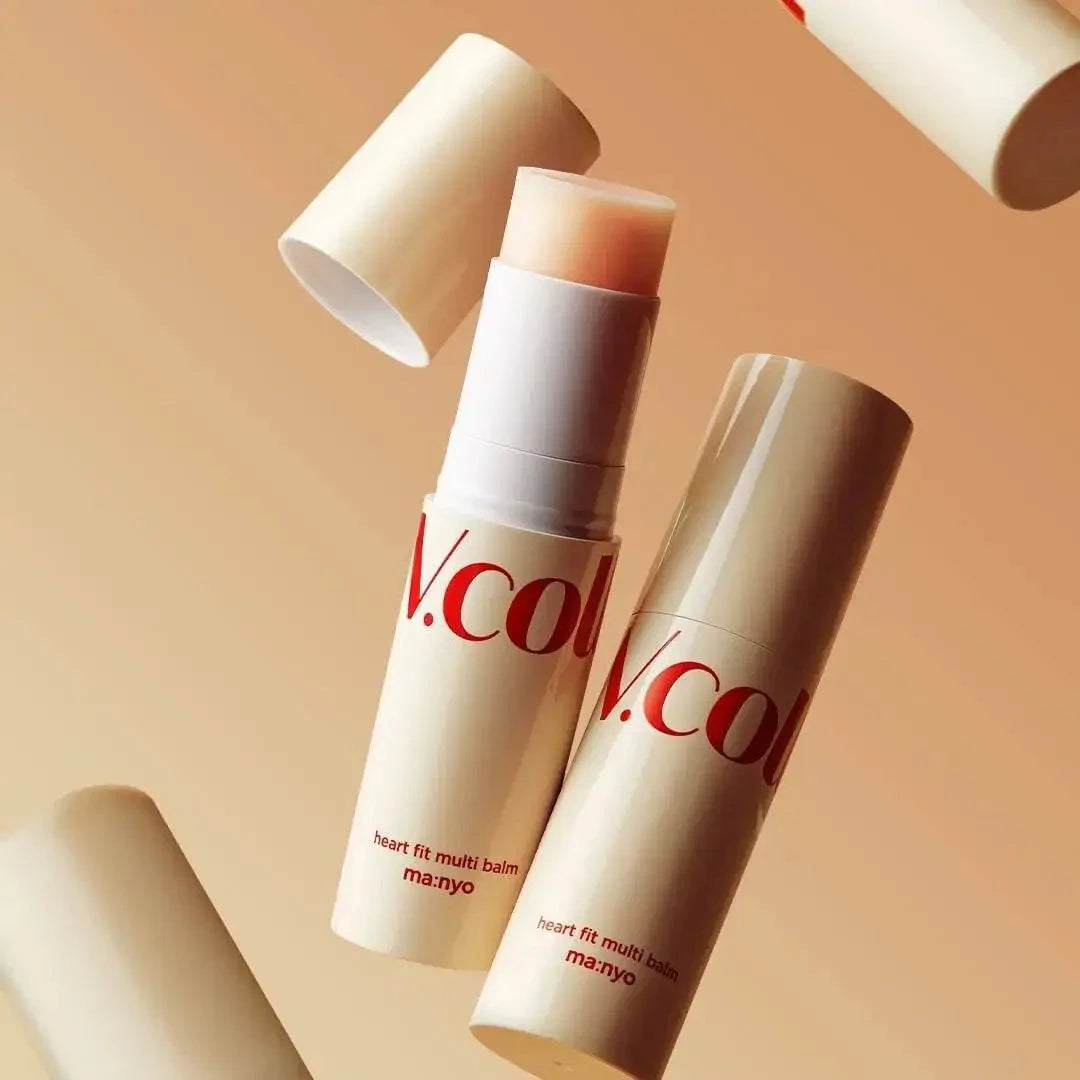 Kolagēna zīmuļveida multibalzams sejai Manyo VCollagen Heart Fit Multi Balm