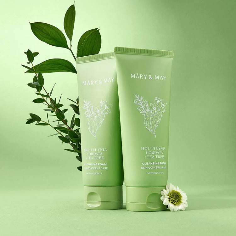 Mary&May Houttuynia Cordata + Tea Tree Cleansing Foam