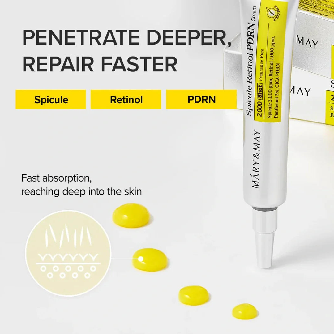 Антивозрастной крем для лица Mary&May Spicule Retinol PDRN Cream