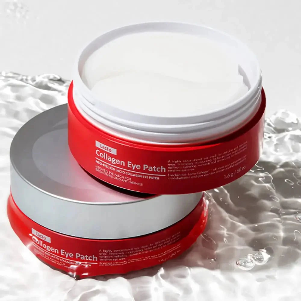 Kolagēna spilventiņi ādai ap acīm ar laktobaktērijām Medi-Peel Red Lacto Collagen Eye Patch