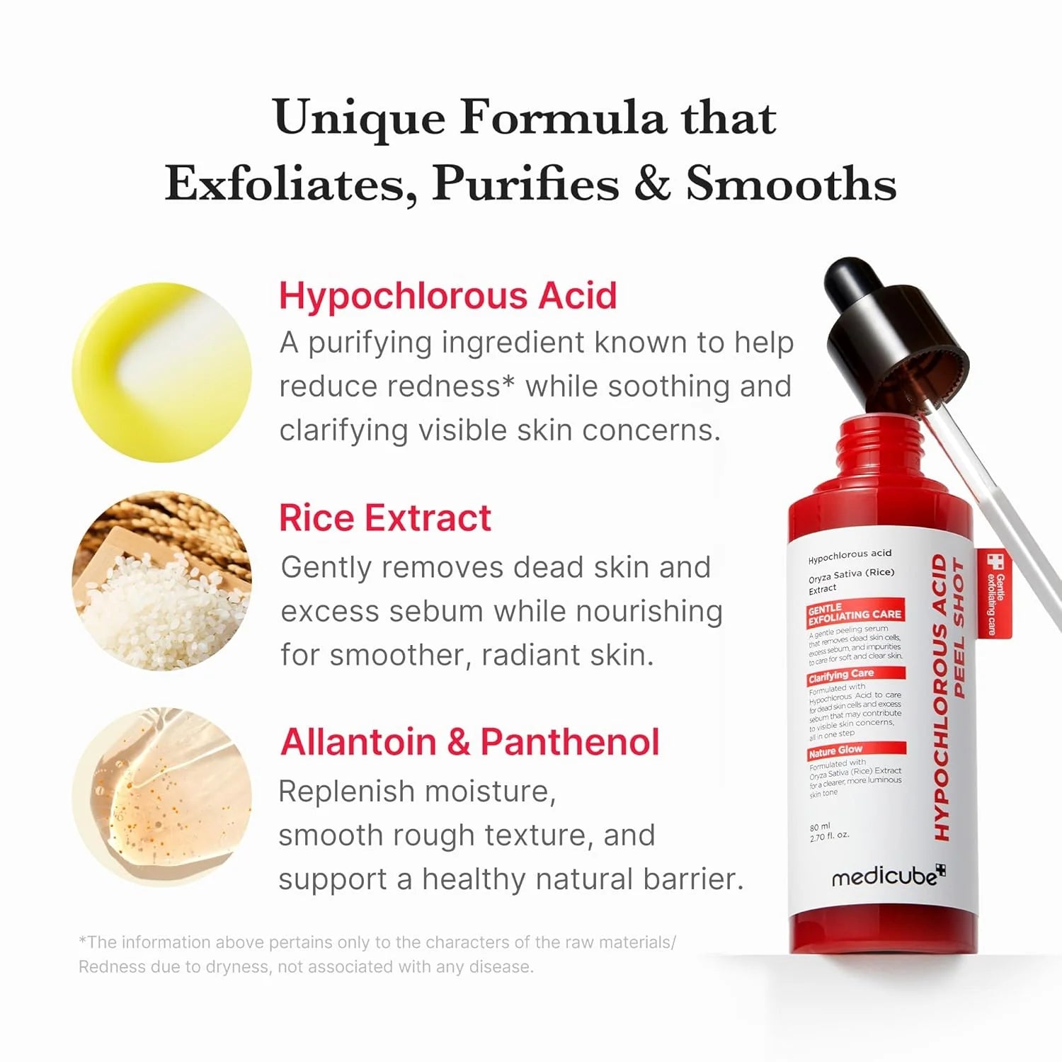 Пилинг для проблемной кожи Medicube Hypochlorous Acid Peel Shot