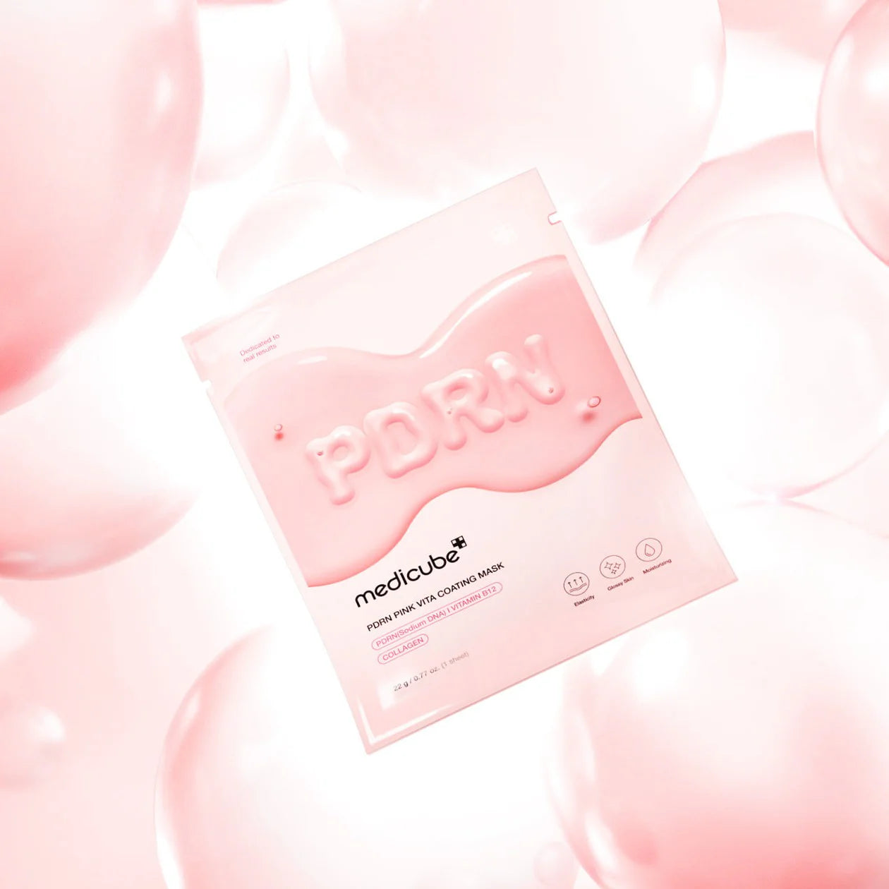 Тканевая маска для сияния кожи Medicube PDRN Pink Vita Coating Mask