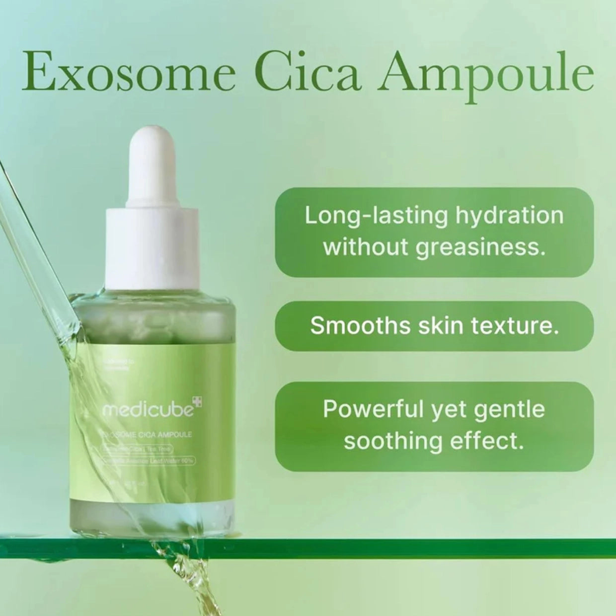 Успокаивающая сыворотка с центеллой Medicube Exosome Cica Serum