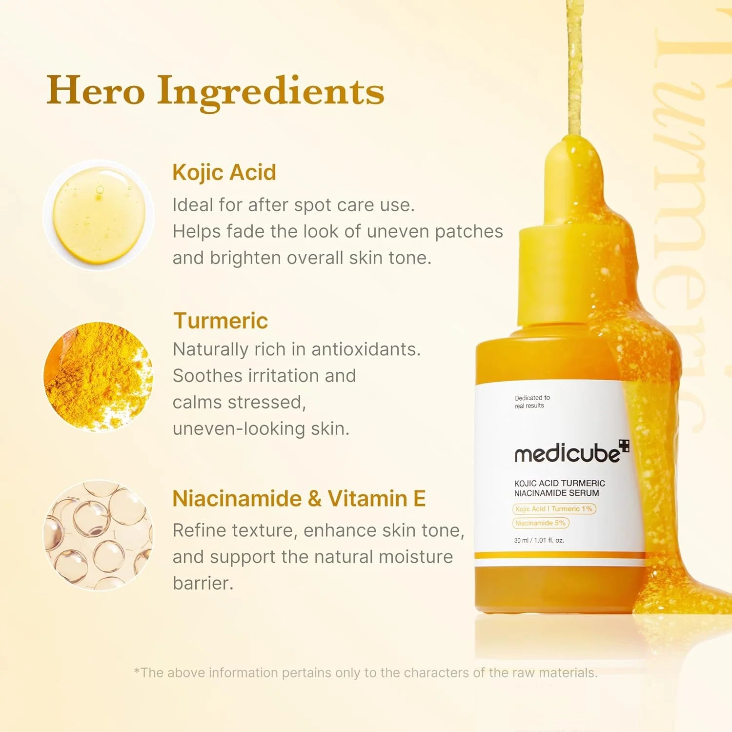 Сыворотка для сияния кожи Medicube Kojic Acid Turmeric Niacinamide Serum