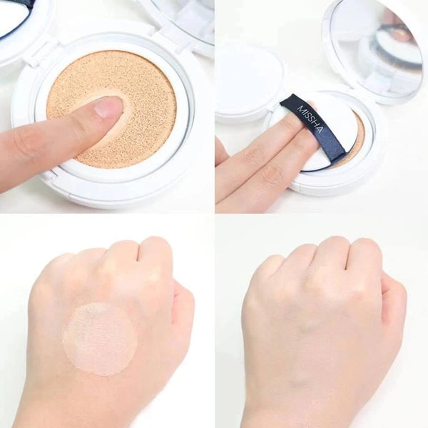 Tonālais kušons Missha M Magic Cushion Cover Lasting SPF50+/PA+++