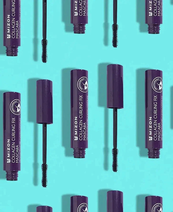 Ūdensnoturīga skropstu tuša ar kolagēnu Mizon Collagen Curling Fix Mascara