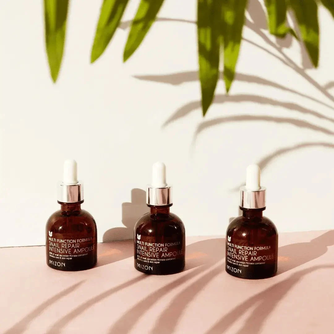 Serums ar gliemežu mucīnu Mizon Snail Repair Intensive Ampoule