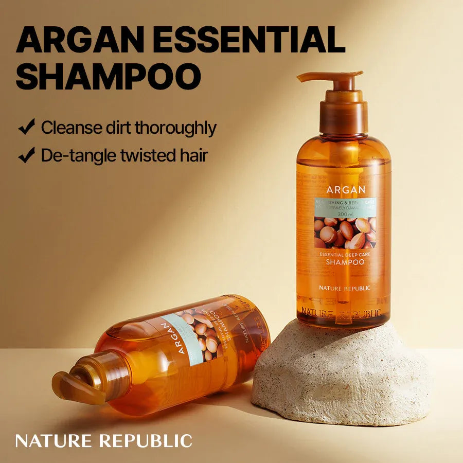 Nature Republic Argan Essential Moisture Repairing Shampoo