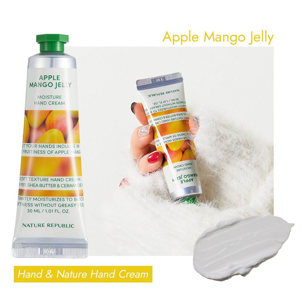 Nature Republic Hand & Nature Apple Mango Jelly Hand Cream