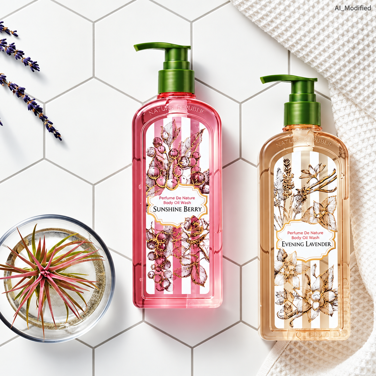 Парфюмированое средство для душа Nature Republic Perfume De Nature Body Oil Wash