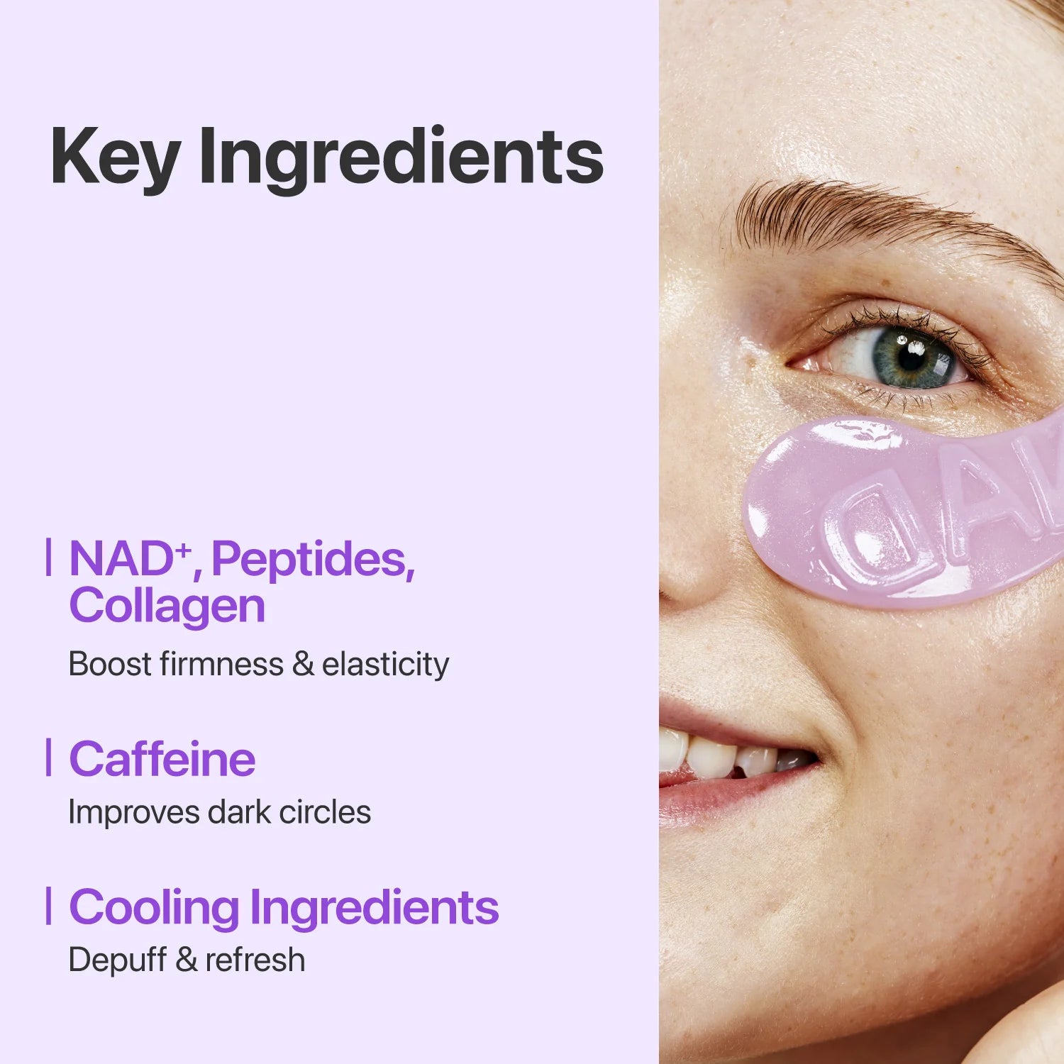 Антивозрастные коллагеновые патчи для глаз Numbuzin No.9 NAD+ Collagen Under Eye Patches