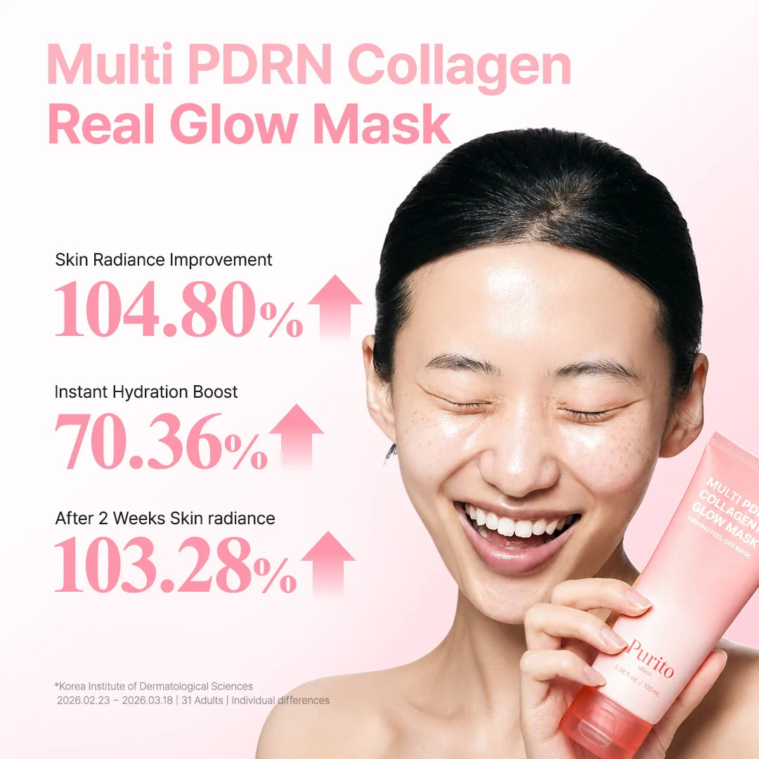 Маска-плёнка с PDRN PURITO SEOUL Multi PDRN Collagen Real Glow Mask