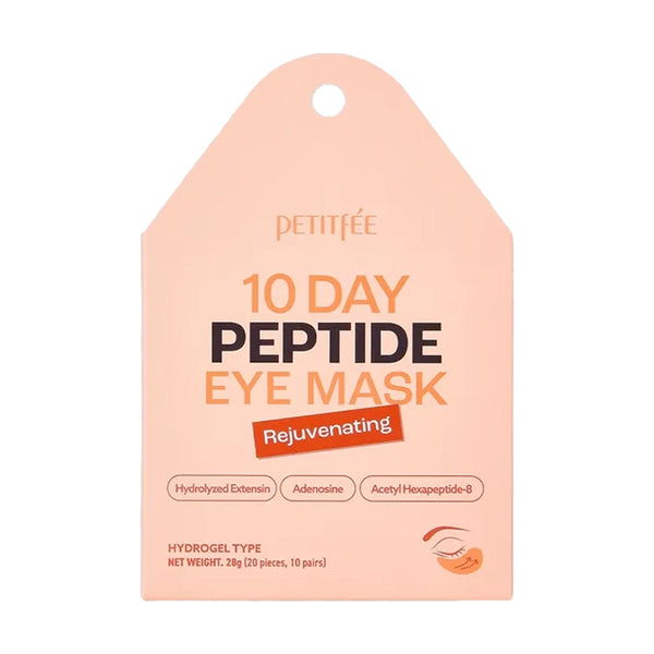Pretnovecošanās spilventiņi ādai zem acīm ar peptīdiem Petitfee 10 Day Peptide Eye Masks