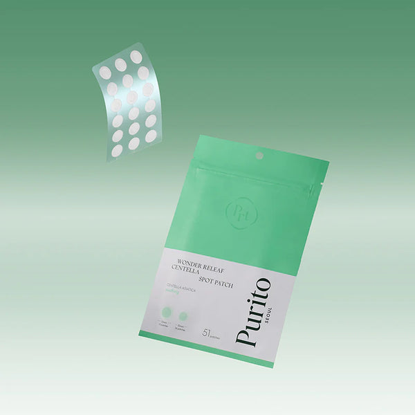 Pretpiņņu plāksteri Purito Wonder Releaf Centella Spot Patch