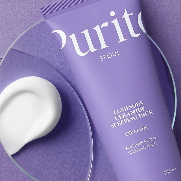 Raminamoji naktinė kaukė su centele Purito Luminous Ceramide Sleeping Pack
