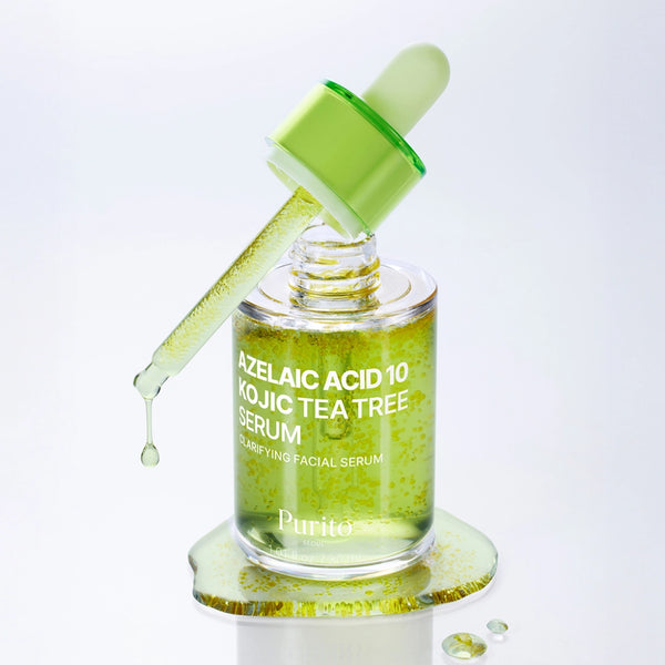 Serumas nuo aknės ir dėmių Purito Seoul Azelaic Acid 10 Kojic Tea Tree Serum