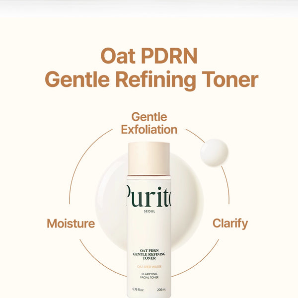 Raminantis ir atkuriantis veido tonikas Purito Seoul Oat PDRN Gentle Refining Toner