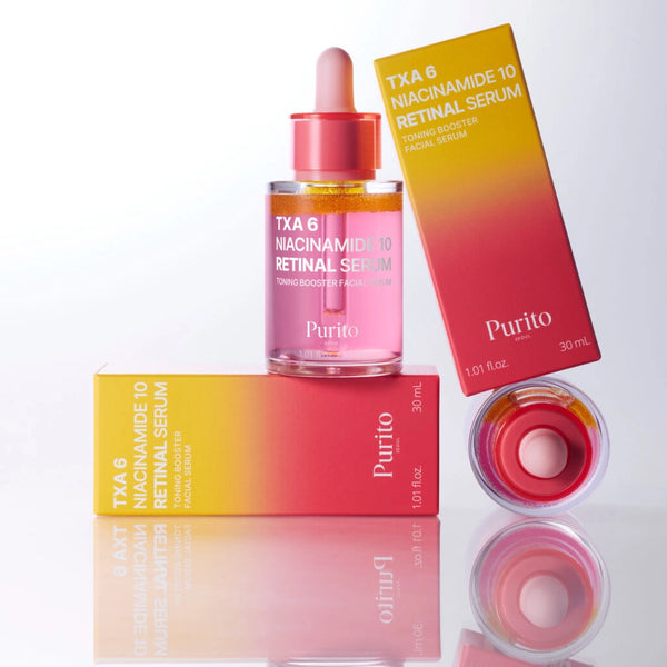 Serumas nuo pigmentacijos Purito Seoul TXA 6 Niacinamide 10 Retinal Serum