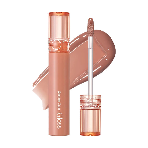 Noturīgs lūpu spīdums ar stikla lūpu efektu Rom&nd Glasting Color Gloss