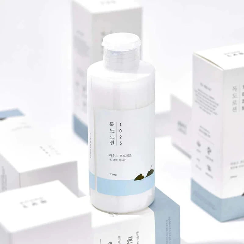 Losjons intensīvai ādas mitrināšanai ar jūras ūdeni Round Lab 1025 Dokdo Lotion