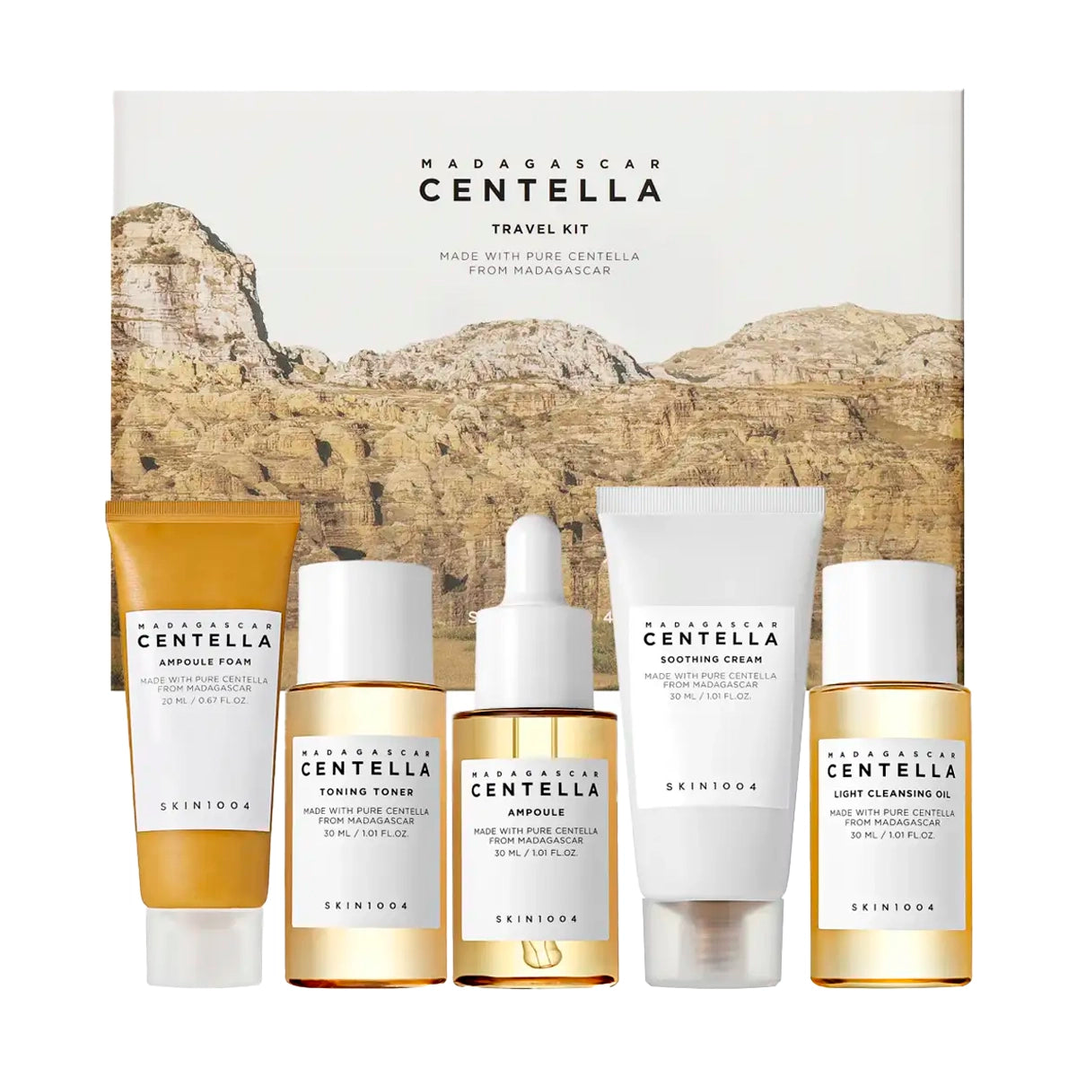 Дорожный набор для чувствительной кожи SKIN1004 Madagascar Centella Travel Kit