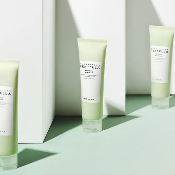 Antibakteriālas putiņas sejas mazgāšanai SKIN1004 Madagascar Centella Tea-Trica BHA Foam