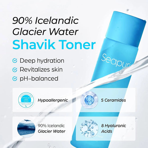Drėkinamasis tonikas Seapuri Shavik Glacier Toner