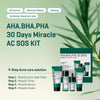 Mini produktu komplekts ar skābēm problemātiskai ādai Some By Mi AC SOS AHA-BHA-PHA 30 Days Miracle AC SOS Kit