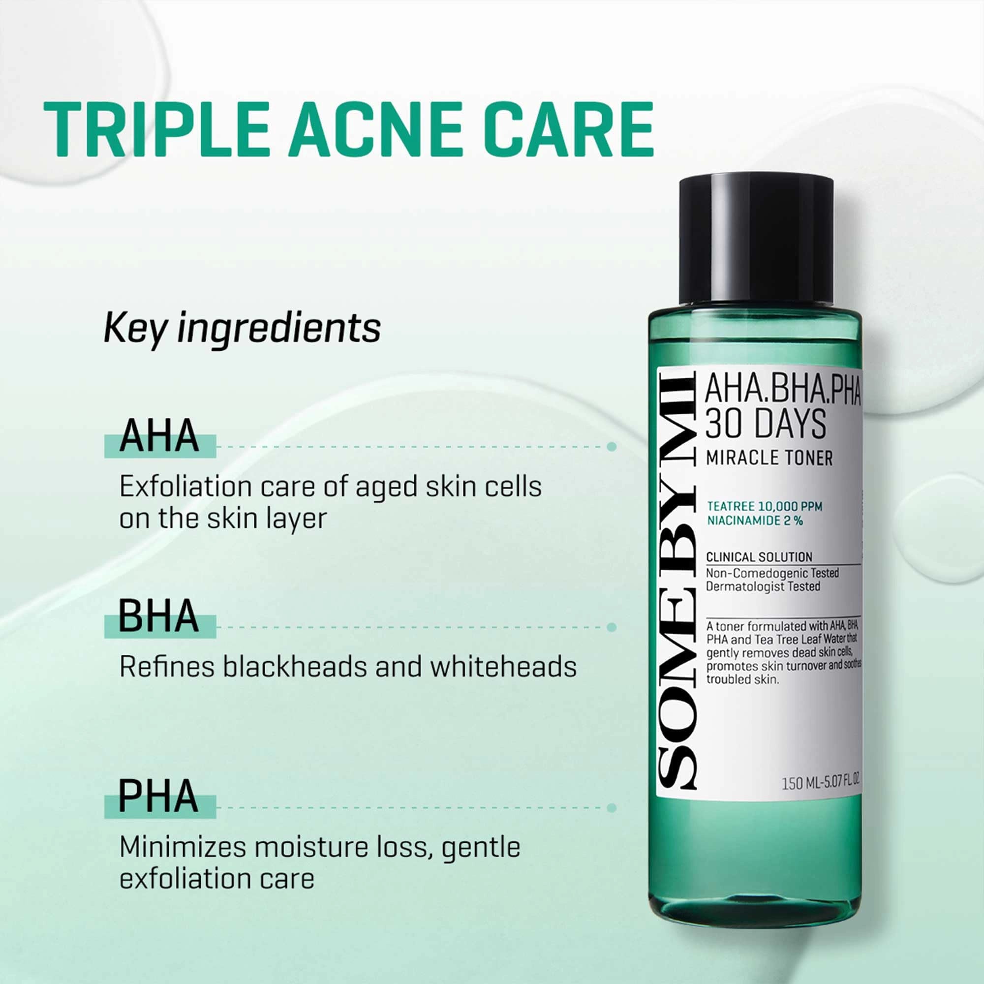Attīrošs toniks sejai Some By Mi AHA-BHA-PHA 30 Days Miracle Toner, 150ml