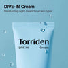 Mitrinošs krēms ar hialuronskābi Torriden Dive-In Low Molecule Hyaluronic Acid Cream