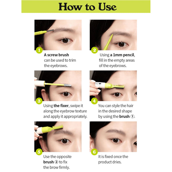 Caurspīdīga uzacu pomāde-fiksators UNLEASHIA Shaper Pomade Eyebrow Fixer