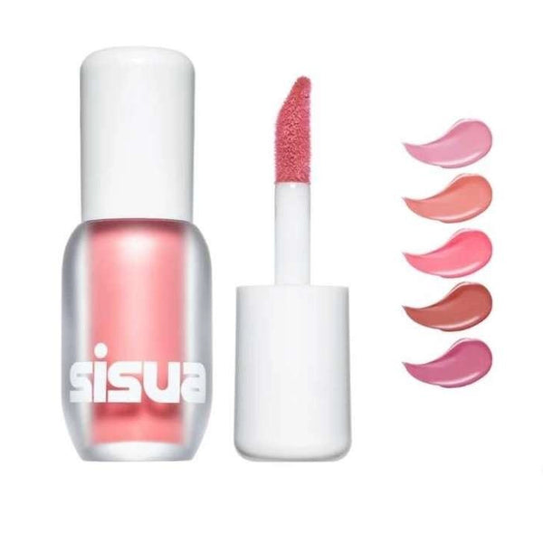 Drėkinantis lūpų blizgesys-tintas su švytinčiu efektu UNLEASHIA Berry Shot Lip Tint