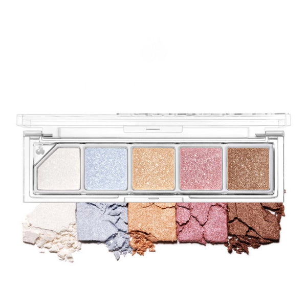 Kompakta miesaskrāsas acu ēnu palete Unleashia Mood Shower Face Palette