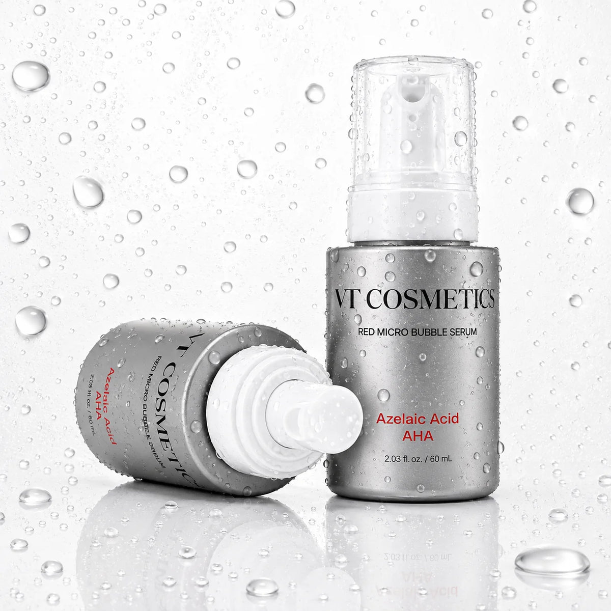 VT Cosmetics Red Micro Bubble Serum Azelaic Acid AHA