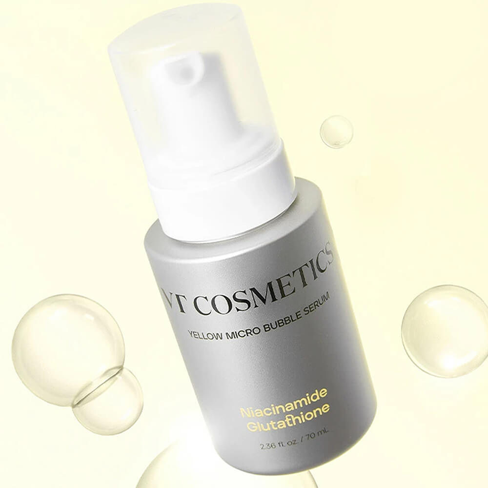 VT Cosmetics Yellow Micro Bubble Serum Niacinamide Glutathione