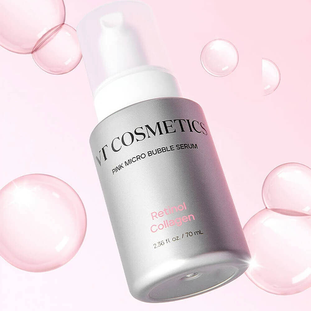 VT Cosmetics Pink Micro Bubble Serum Retinol Collagen