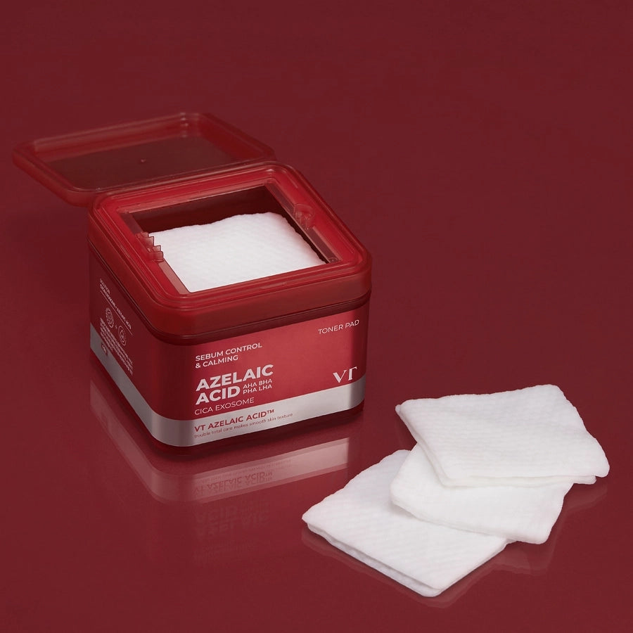 Очищающие кислотные тонер-пэды для проблемной кожи VT Cosmetics Az Care Toner Pad