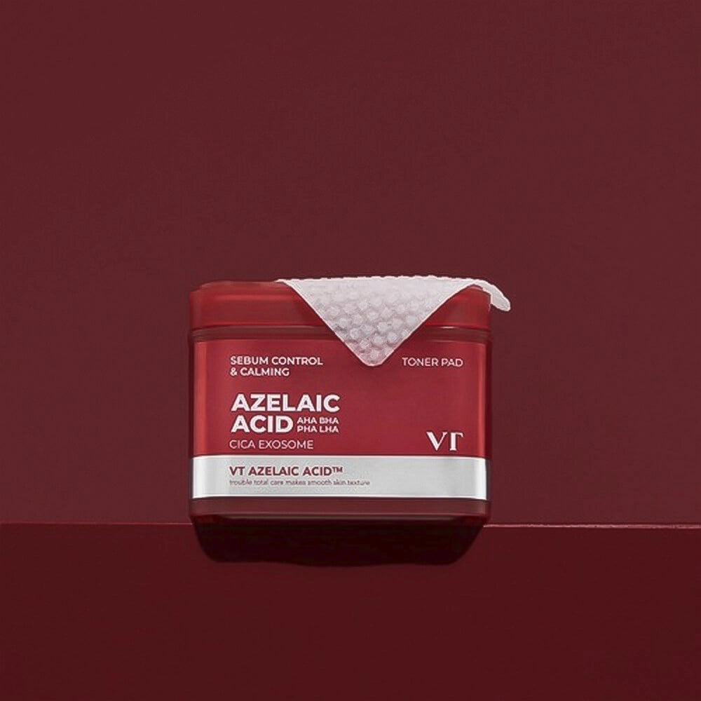 Очищающие кислотные тонер-пэды для проблемной кожи VT Cosmetics Az Care Toner Pad